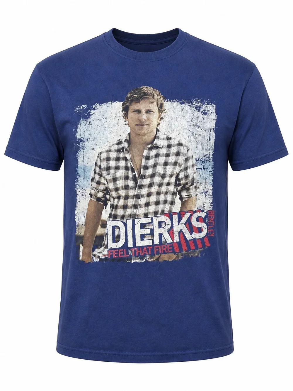 Gildan Blue Dierks Graphic Short Sleeve Tee